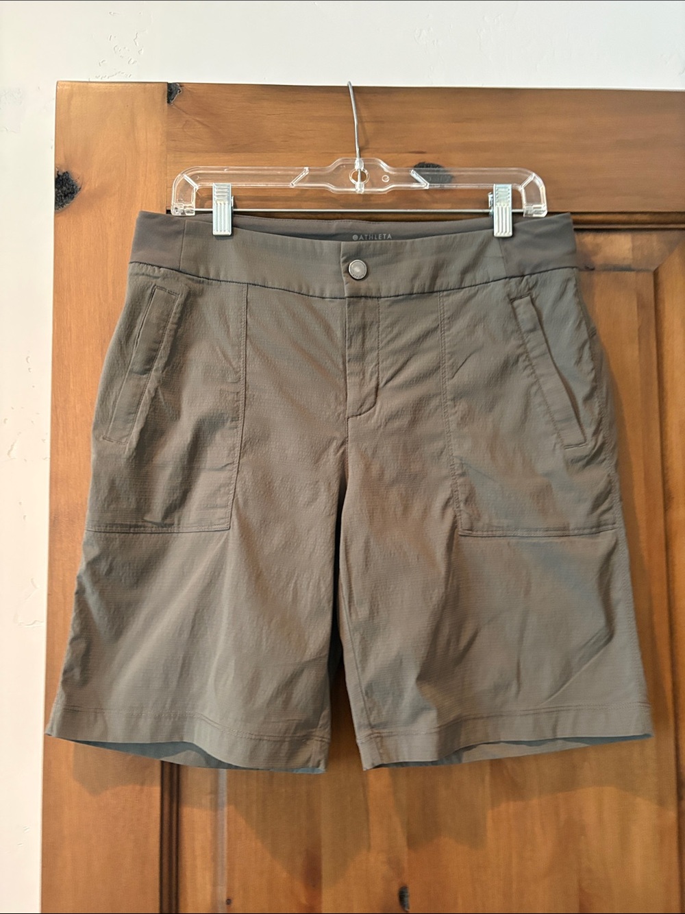 Athleta Olive Green Utility Shorts
